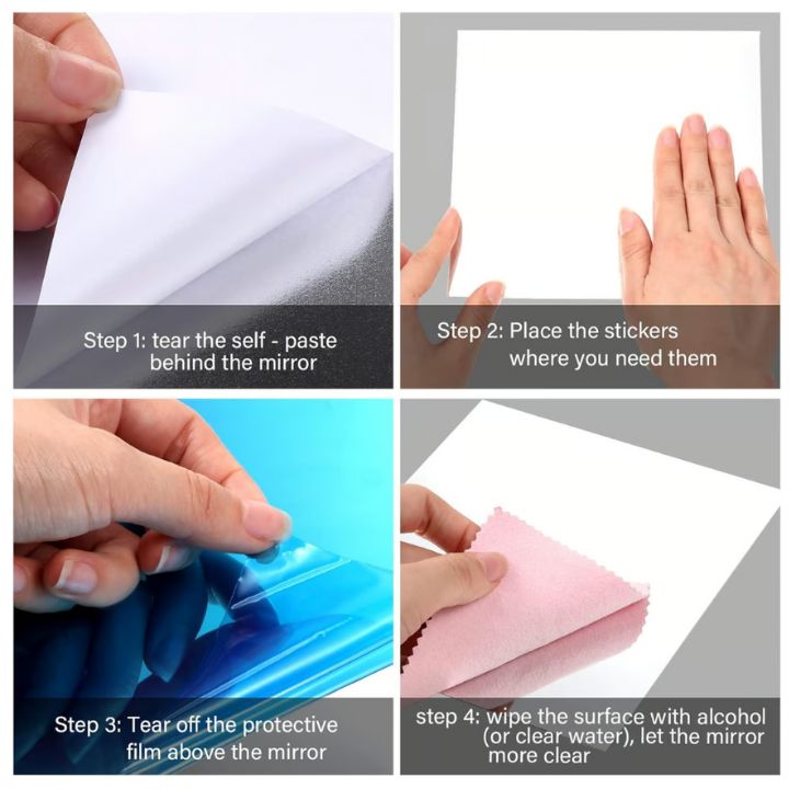 Selbstklebende DIY Spiegel – Flexibel & dekorativ