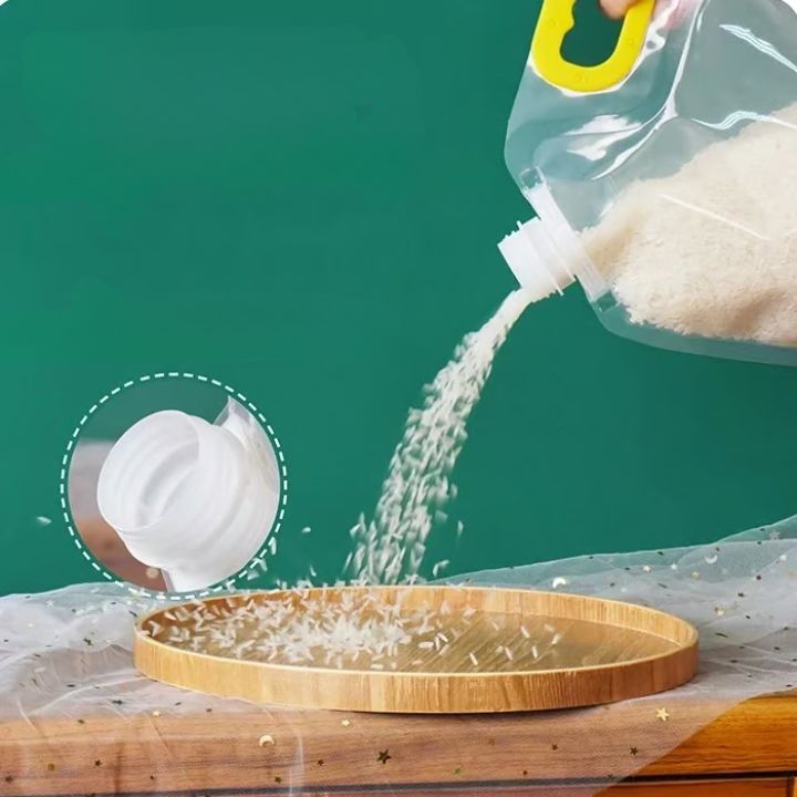 3 Stück | Groß Aufbewahrungsbeutel - Auslaufsicher, stehend und wiederverwendbar