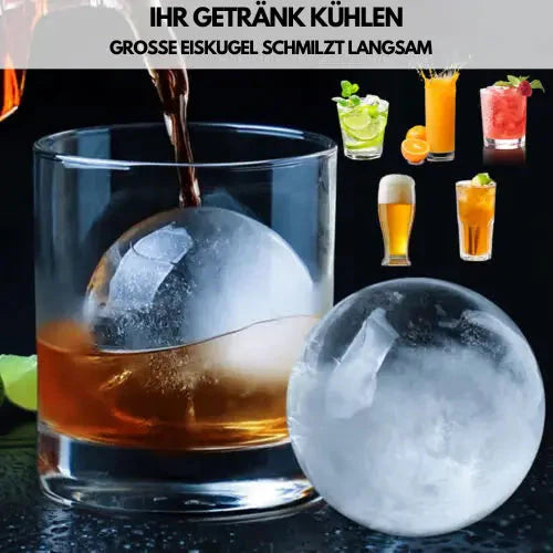 5 Stück Langsam schmelzende Eisball-Formen