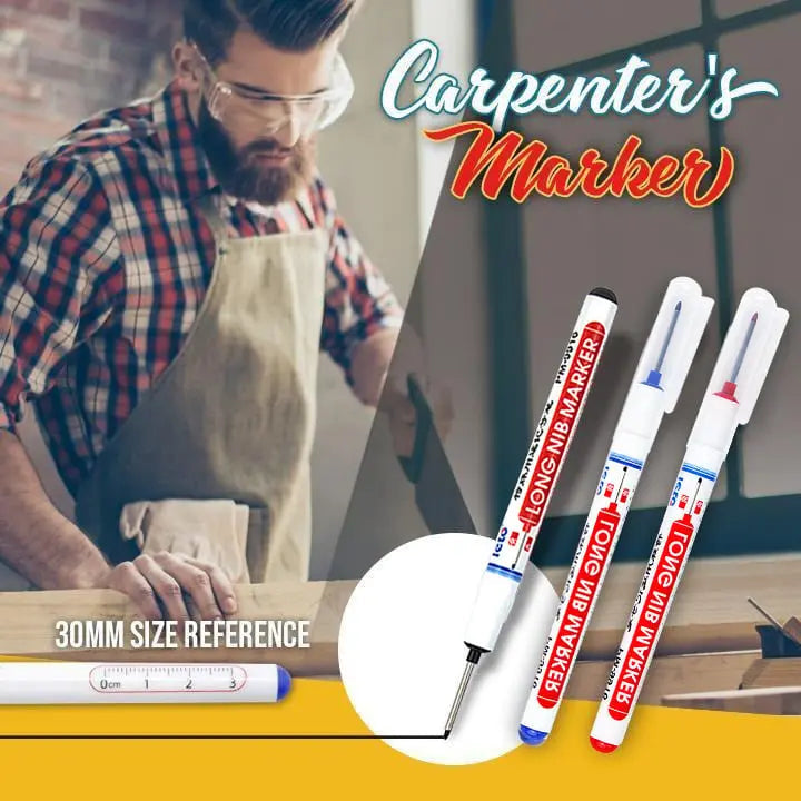 2+2 GRATIS | Präzisionsmarker für tiefe Löcher in der Holzverarbeitung