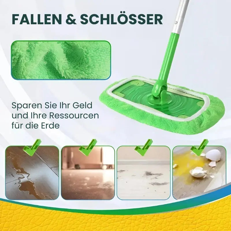 2+2 Gratis | Wiederverwendbare Mopps für Swiffer Sweeper