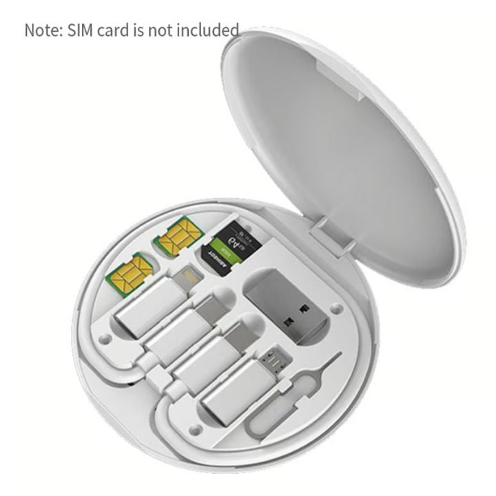 1+1 Gratis | 9-in-1 Kabel-Organizer – Alles für Lade, & Daten in einem Case