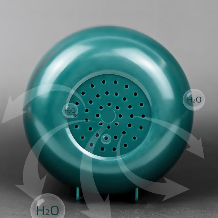 Wand-Toilettenbürste aus Silikon – Mit Spender & langem Griff