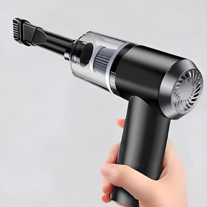 Kabelloser 3-in-1 Mini-Staubsauger – Saugen, Blasen & Bürsten in einem