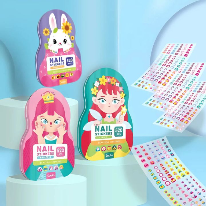 Kinder Nagelsticker-Set – Spaßige, sichere Nagelkunst