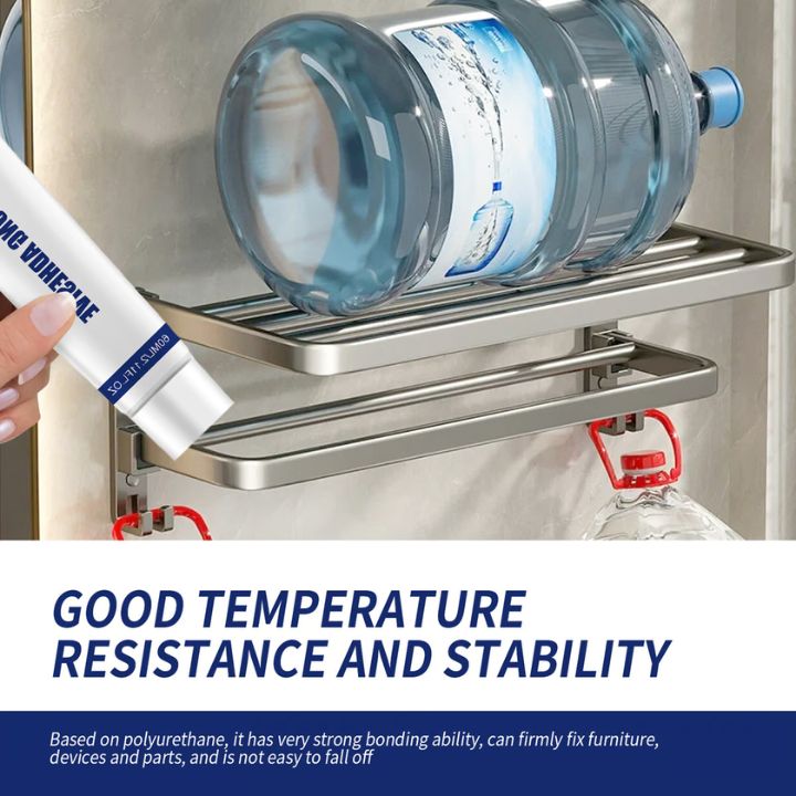 5 Stücke Nagelfreier Powerkleber – Schimmelresistent & wetterfest für jede Oberfläche