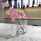 Acryl Buchvase – Modernes Design mit unsichtbarer Buchoptik