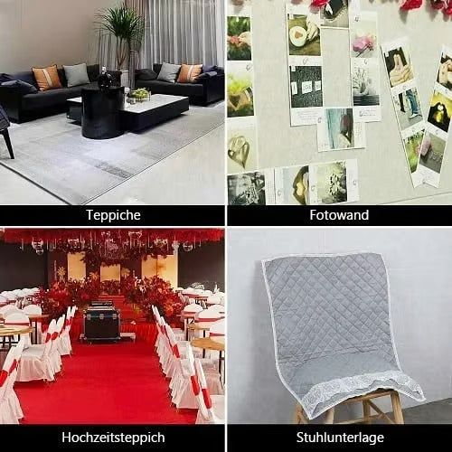 1+1 GRATIS | Doppelseitiges Durchsichtiges Allzweck Klebeband - Lässt sich ohne Rückstände entfernen