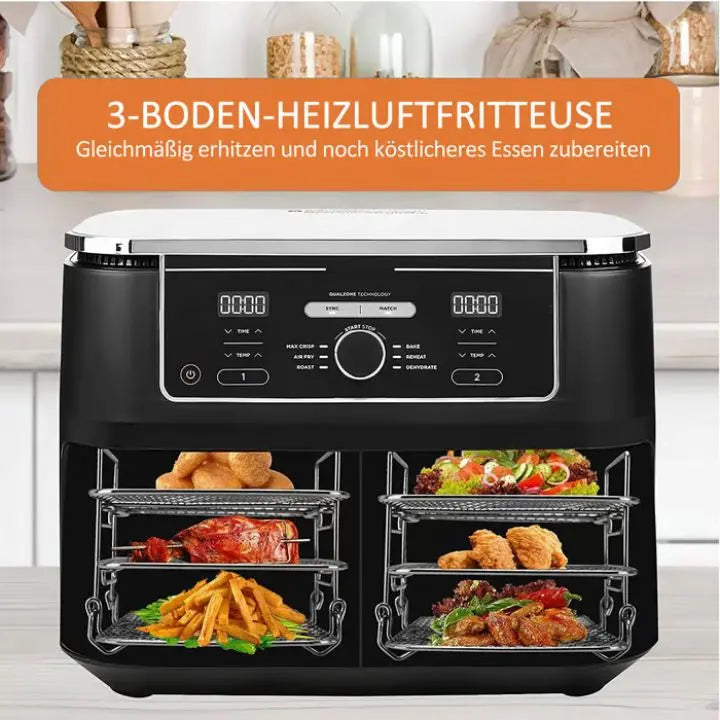 Mehrschichtiges Heißluftfritteusen-Rack – Mehr Platz, Perfekte Knusprigkeit