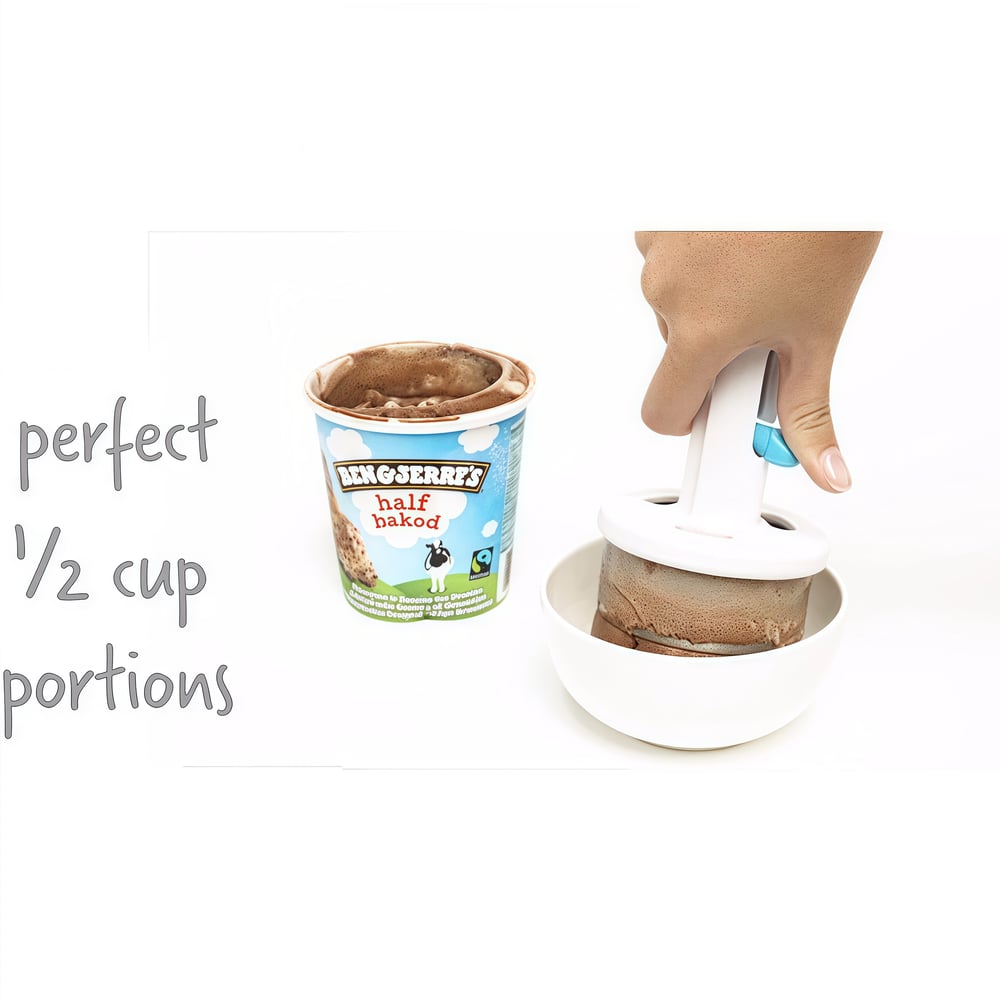 Edelstahl-Eisportionierer – Mit Einhandauslöser & ergonomischem Griff