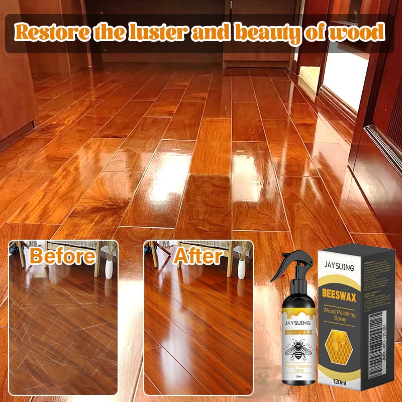 Natürliches Bienenwachs-Pflegespray – Eine kaufen, eine gratis dazu – Für natürlichen Glanz & Holzschutz!