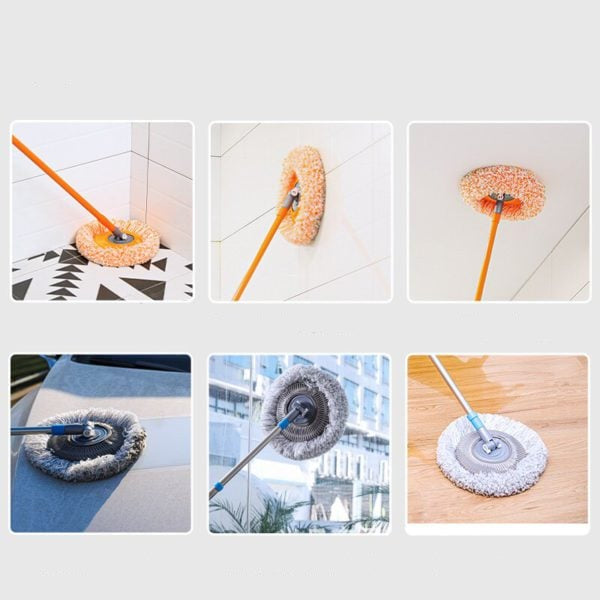 360° Drehbarer Verstellbarer Wischmopp – Mühelose Reinigung für jede Ecke