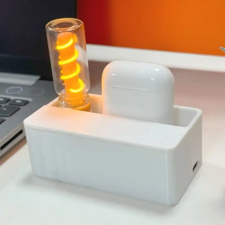 3D-gedrucktes Nachtlicht mit Magnetischer Touch-Steuerung