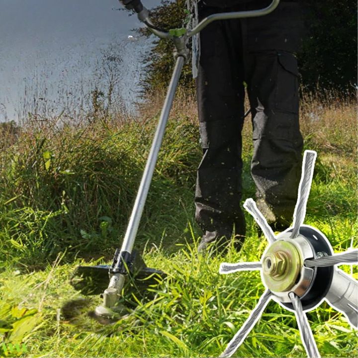 Stahlbürsten-Rasentrimmerkopf – Effizienter Unkrautentferner