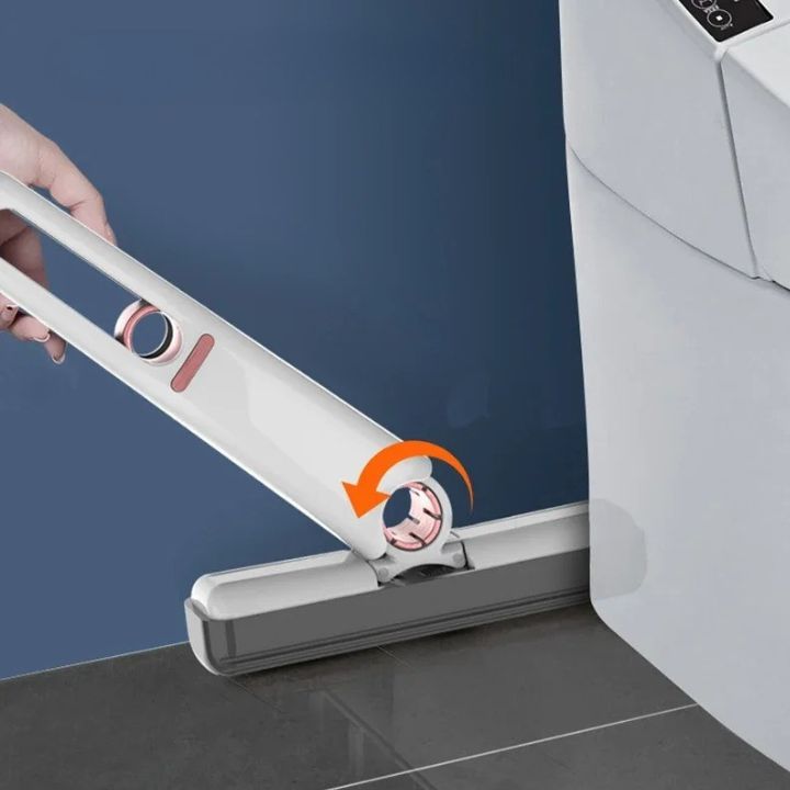 Faltbarer Mini-Wischmopp – Selbst Auswringbar & Kompakt