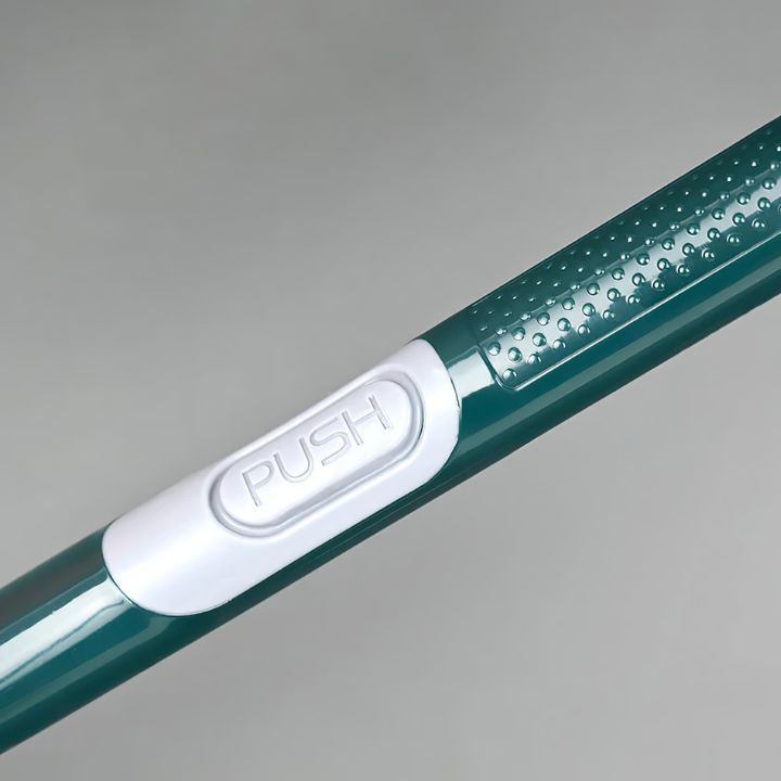 Wand-Toilettenbürste aus Silikon – Mit Spender & langem Griff