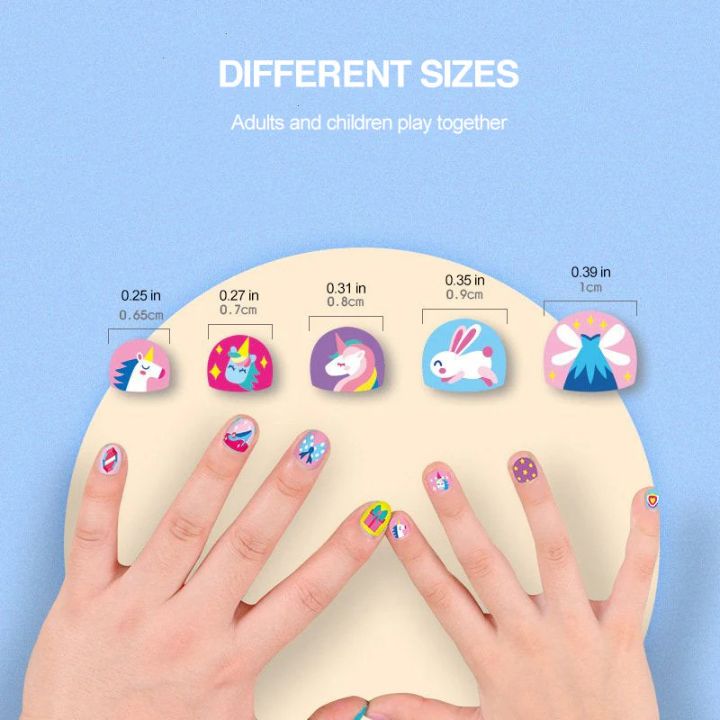 Kinder Nagelsticker-Set – Spaßige, sichere Nagelkunst