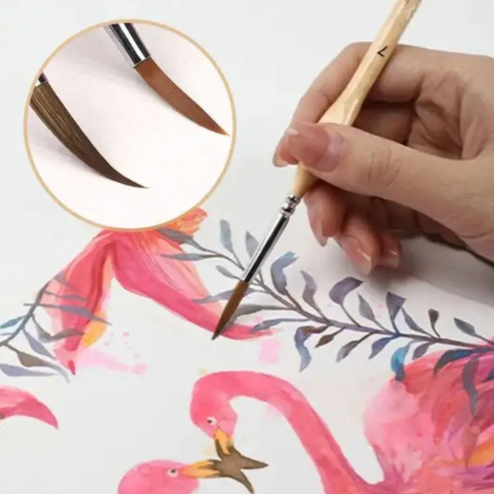 Miniatur-Detailpinsel-Set – 11-teilig für Modellbau & Kunst