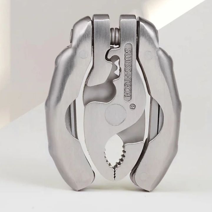 9-in-1 Edelstahl-Multifunktionszange – Kompakt & Vielseitig