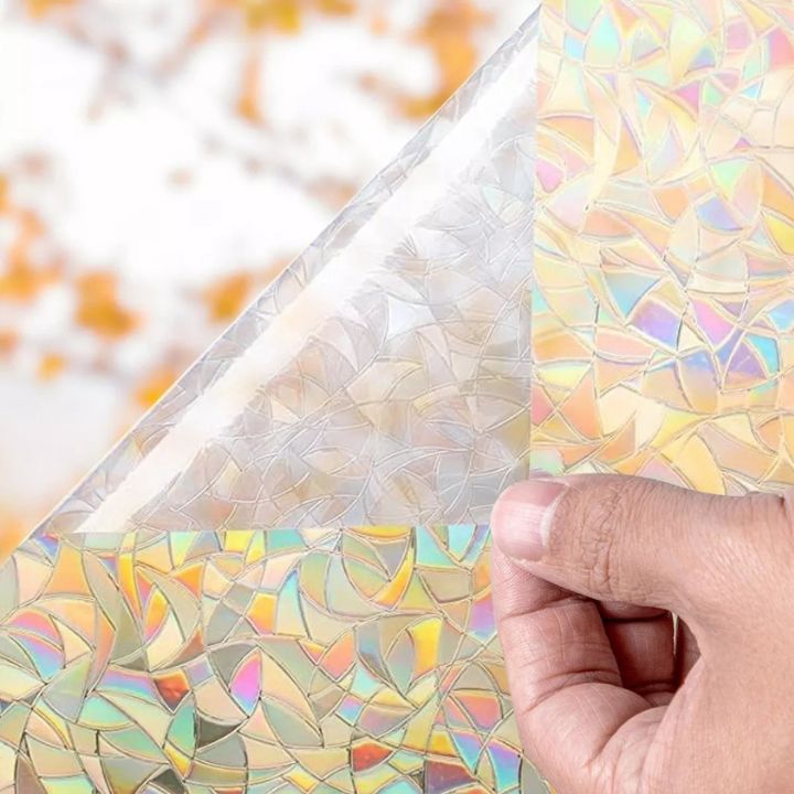 1+1 Gratis | 3D Regenbogen Fensterfolie – Sichtschutz & Deko ohne Kleber