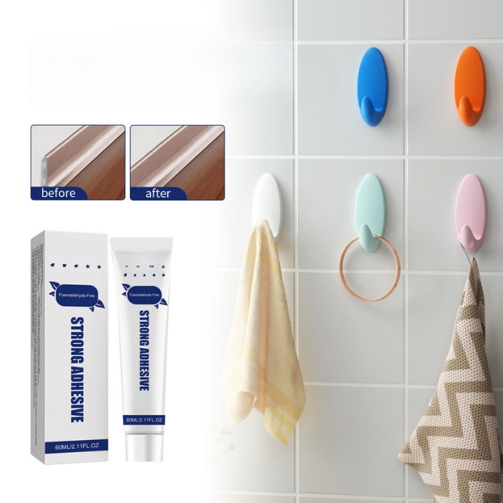 5 Stücke Nagelfreier Powerkleber – Schimmelresistent & wetterfest für jede Oberfläche