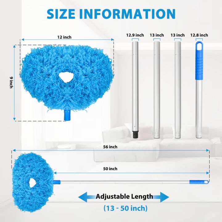 Deckenstaubwedel mit Teleskop – Flexibel & sicher reinigen