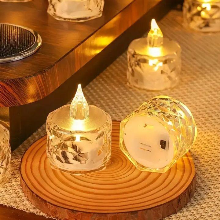 2+1 Gratis | Kristall LED-Kerze – Flammenlos, Sicher & Stilvoll