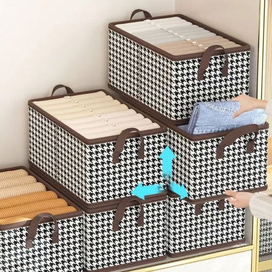 3 Stücke Multifunktionaler faltbarer Kleiderschrank-Organizer