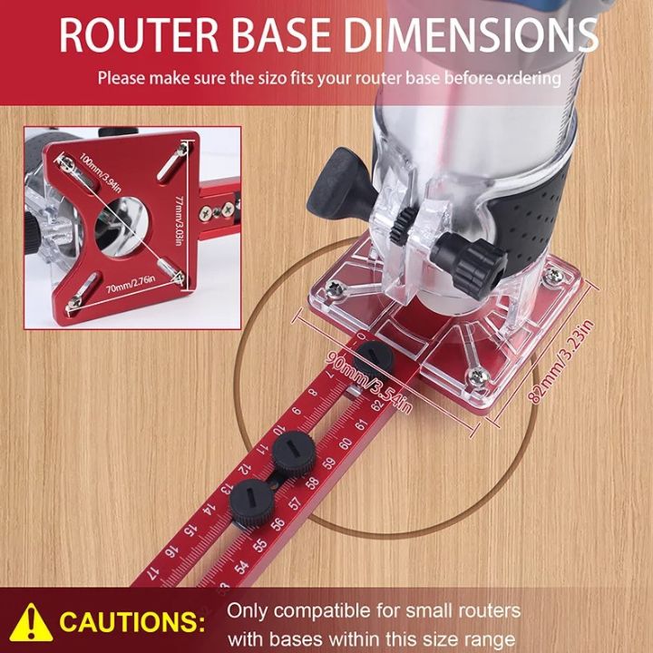 3-in-1 Fräserhalter – Präzises Holzfräsen & Bohren