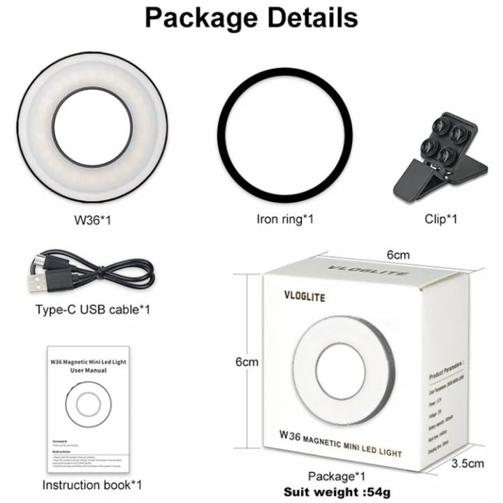 Magnetische Handy-Lampe | Tragbare LED für perfekte Beleuchtung