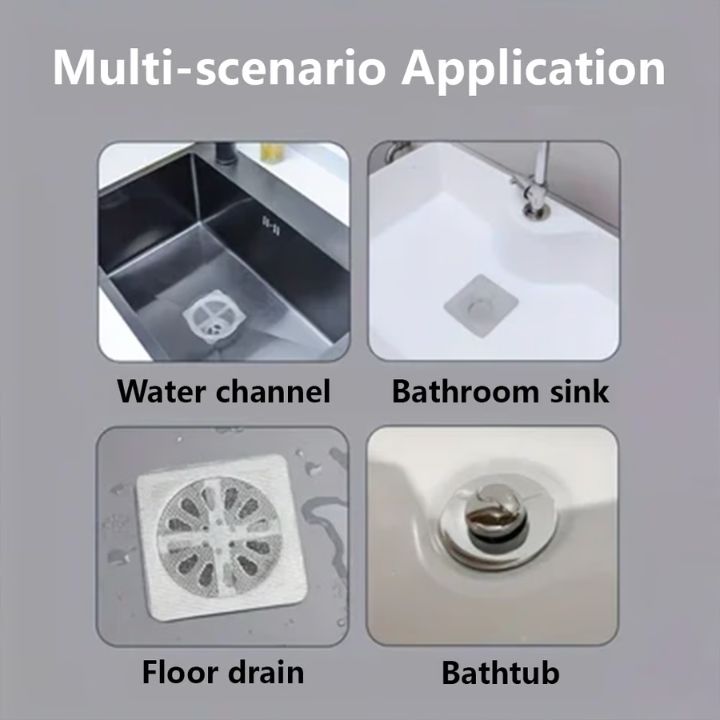 20+20 Gratis | Selbstklebender Einweg-Abflussfilter