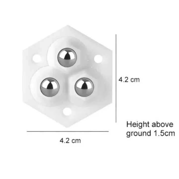 4+4 Gratis | 360° Drehbare 3-Kugel-Rollen