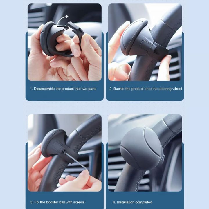 Lenkrad-Booster mit Kugelgelenk – Einhändige Kontrolle beim Fahren