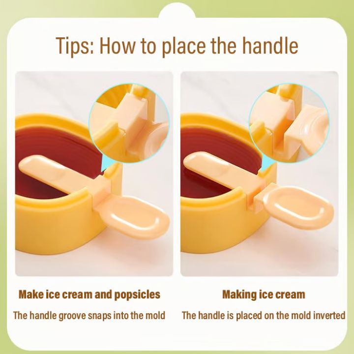 1+1 Gratis | Eiscremeform aus Silikon - lebensmittelecht