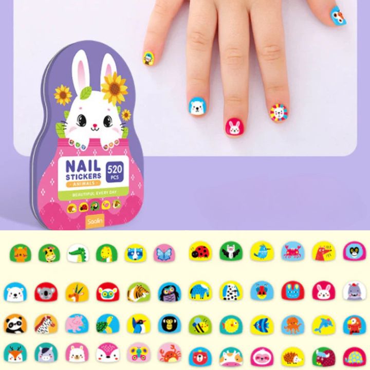 Kinder Nagelsticker-Set – Spaßige, sichere Nagelkunst