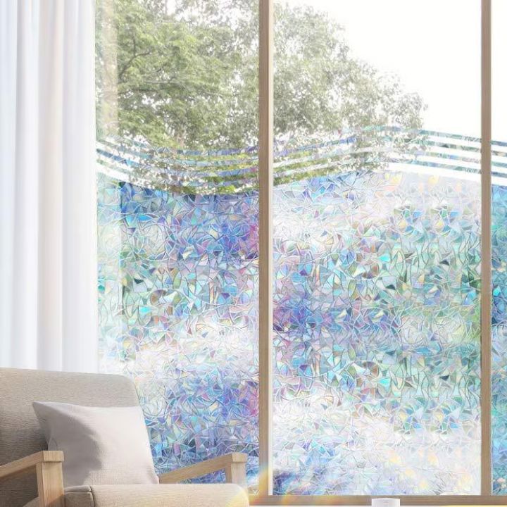 1+1 Gratis | 3D Regenbogen Fensterfolie – Sichtschutz & Deko ohne Kleber