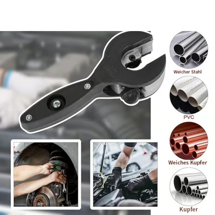 Ratschen-Rohrschneider – Präzise Schnitte für Kupfer & PVC