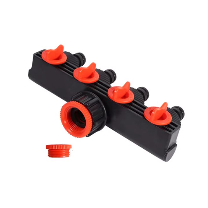 4-Wege Gartenschlauchverteiler – Effiziente Bewässerung für Ihren Garten