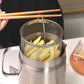 2-in-1 Edelstahl-Fettfiltertopf – Frittieren & Ölsieben in einem