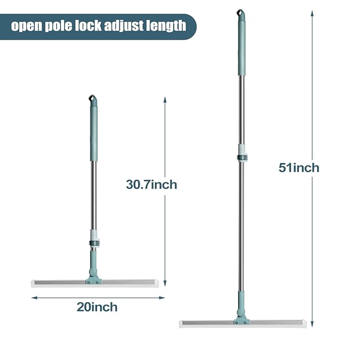 Magischer Bodenwischer – 2-in-1 Silikonbesen mit 180 ° drehbarem Kopf