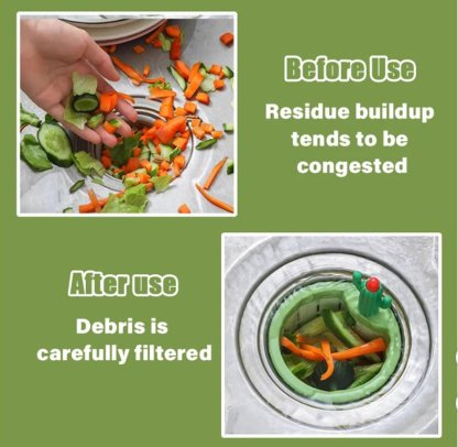 2+1 GRATIS | Automatischer Kaktus-Spülensieb – Berührungslose Müllentsorgung