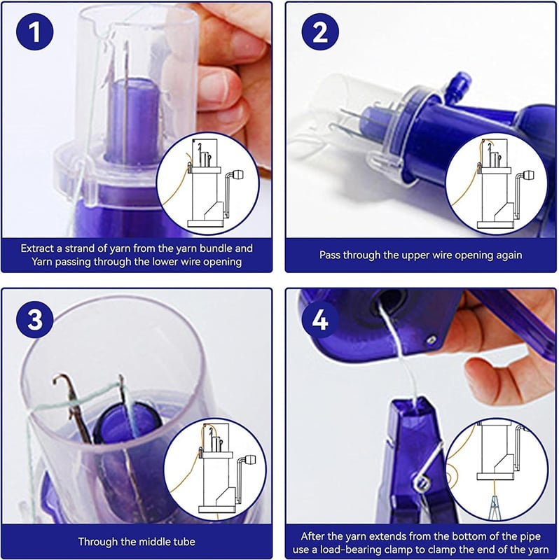 Schnellstrickgerät für Kordeln – Gleichmäßiges Stricken leicht gemacht