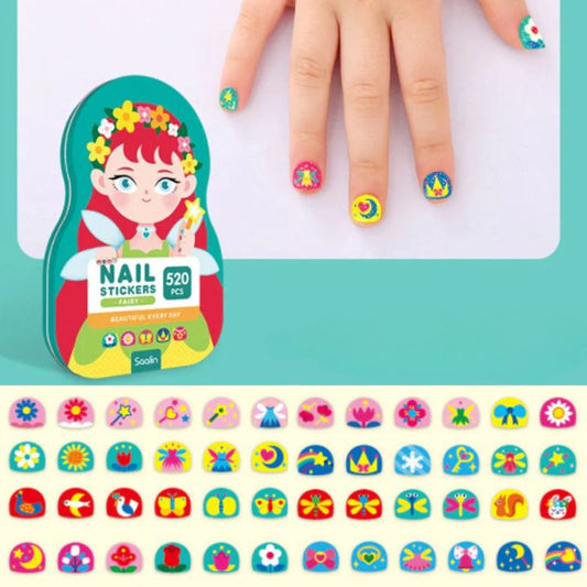 Kinder Nagelsticker-Set – Spaßige, sichere Nagelkunst