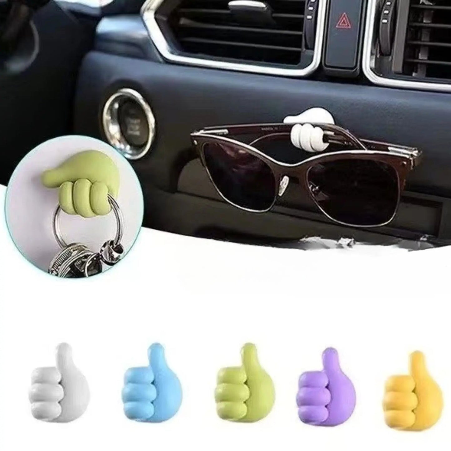 5+5 Gratis | Daumen Hoch Form Wandhaken Organizer