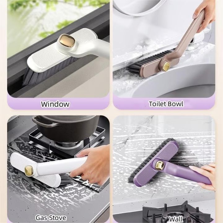 1+1 Gratis | Multifunktionale, Drehbare mit V Borsten Reinigungsbürste