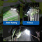Groß Solar-LED-Außenlampe – Mit Clip & Bewegungsmelder