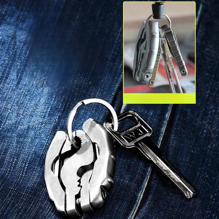 9-in-1 Edelstahl-Multifunktionszange – Kompakt & Vielseitig