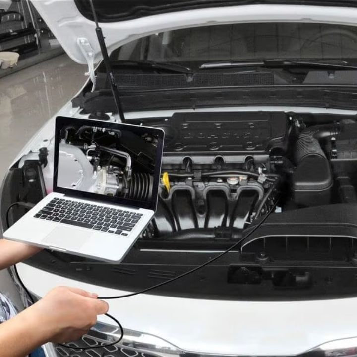 3-in-1 USB Endoskopkamera – Wasserdicht, Flexibel mit 6 Led-Leuchten