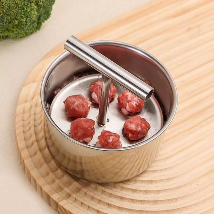 Edelstahl Fleischbällchen-Form für Perfekte Kugeln