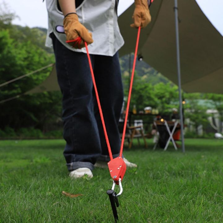 4 Stück | Verstellbares Outdoor-Campingseil – stabil, reflektierend und kompakt
